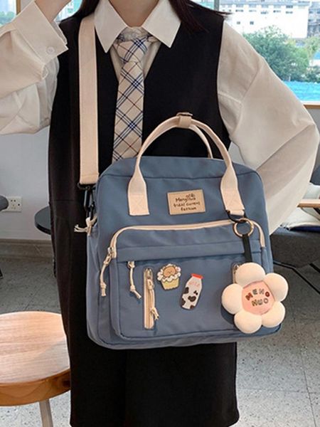 school bags cute multifunctional backpack girl buckle travel lapbag ladies small badge 2021
school bags cute multifunctional backpack girl buckle travel lapbag ladies small badge 2021