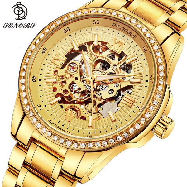 senors fashion automatische mechanische horloges waterdicht diamanten mannen business hollow klok gouden horloge, Slivery;brown
senors fashion automatische mechanische horloges waterdicht diamanten mannen business hollow klok gouden horloge, Slivery;brown