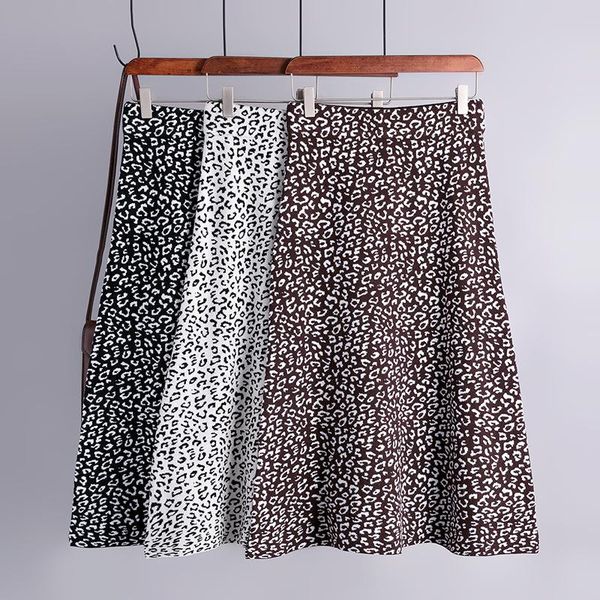 chic leopard knitted skirt women vintage elastic high waist a-line autumn winter warm fashion streetwear skirts, Black
chic leopard knitted skirt women vintage elastic high waist a-line autumn winter warm fashion streetwear skirts, Black