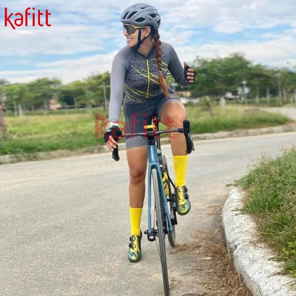 cafitte women's triathlon long sleeve cycling wear outdoor sports jumpsuit maillot macaquinho professional sweatshirt racing sets, Black;blue
cafitte women's triathlon long sleeve cycling wear outdoor sports jumpsuit maillot macaquinho professional sweatshirt racing sets, Black;blue