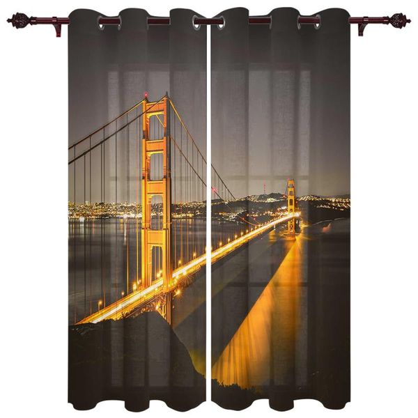 exquisite home luxury curtains golden gate bridge at night living room dining bedroom el translucent curtain & drapes
exquisite home luxury curtains golden gate bridge at night living room dining bedroom el translucent curtain & drapes