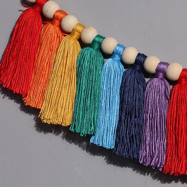 nordic rainbow tassel wall hanging ornaments for children's room, birthday party, bedroom, dormitory, apartment decorative objects & fi
nordic rainbow tassel wall hanging ornaments for children's room, birthday party, bedroom, dormitory, apartment decorative objects & fi