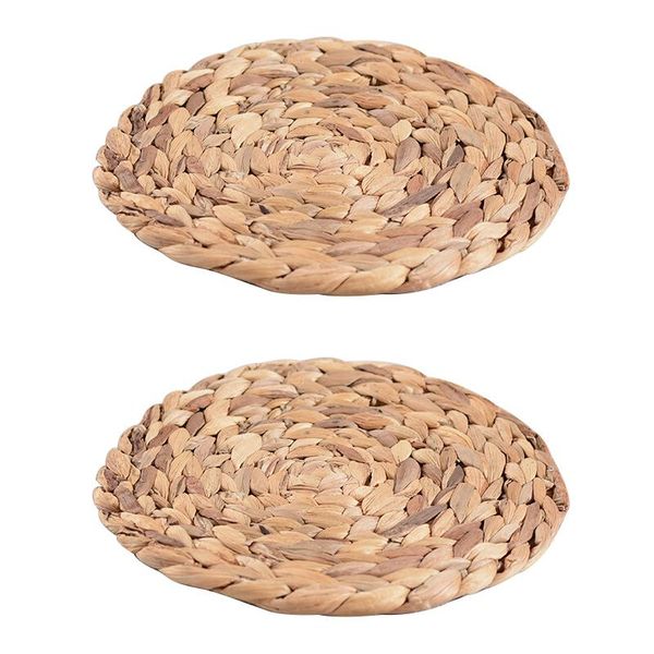 mats & pads 2pc natural water hyacinth weave placemat round braided rattan tablemats
mats & pads 2pc natural water hyacinth weave placemat round braided rattan tablemats