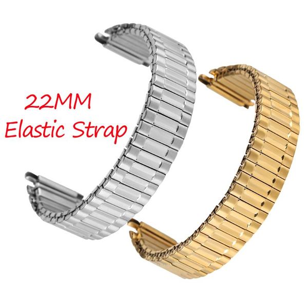 watch bands 22mm silver/golden stainless steel strap replacement watches band practical stretchable length none buckle wristwatch gift, Black;brown
watch bands 22mm silver/golden stainless steel strap replacement watches band practical stretchable length none buckle wristwatch gift, Black;brown