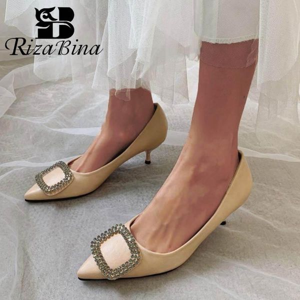 dress shoes rizabina women high heel ins fashion rhinestone buckle wedding party ladies pumps pointed toe stiletto size 35-39, Black
dress shoes rizabina women high heel ins fashion rhinestone buckle wedding party ladies pumps pointed toe stiletto size 35-39, Black