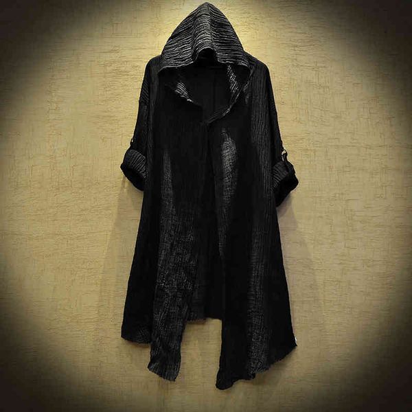 men's trench coats translucent linen cloak for men, long gothic coat, weird stuff, mystery garbage jacket, men's jacket spring and, Tan;black
men's trench coats translucent linen cloak for men, long gothic coat, weird stuff, mystery garbage jacket, men's jacket spring and, Tan;black