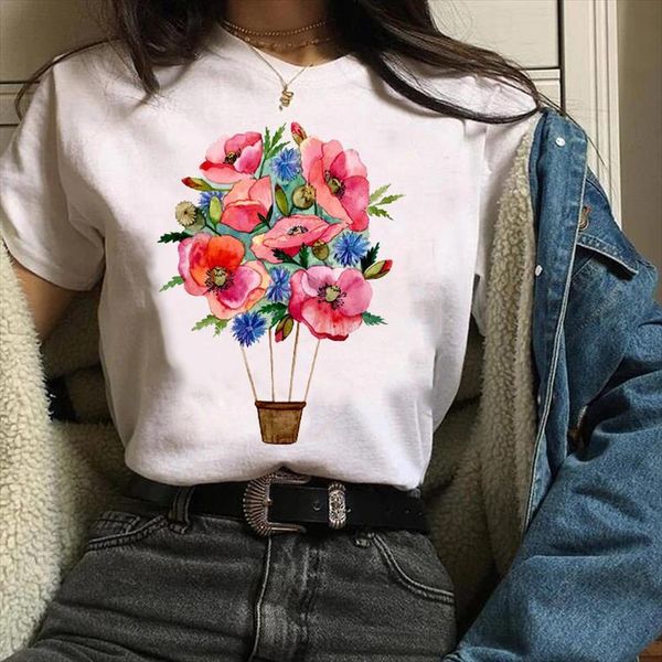 men clothes lady graphic mens 90s trend balloon travel flower floral elegant print tees shirt, White;black
men clothes lady graphic mens 90s trend balloon travel flower floral elegant print tees shirt, White;black