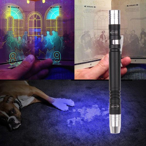 bike lights mini pen uv 2 in 1 multifunctional 395nm ultra violet torch white purple light detector for test #l4
bike lights mini pen uv 2 in 1 multifunctional 395nm ultra violet torch white purple light detector for test #l4