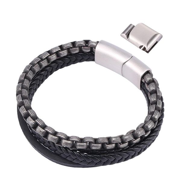 fashion leather bracelet for men hand charm jewelry multilayer male handmade bb997 bracelets, Golden;silver
fashion leather bracelet for men hand charm jewelry multilayer male handmade bb997 bracelets, Golden;silver