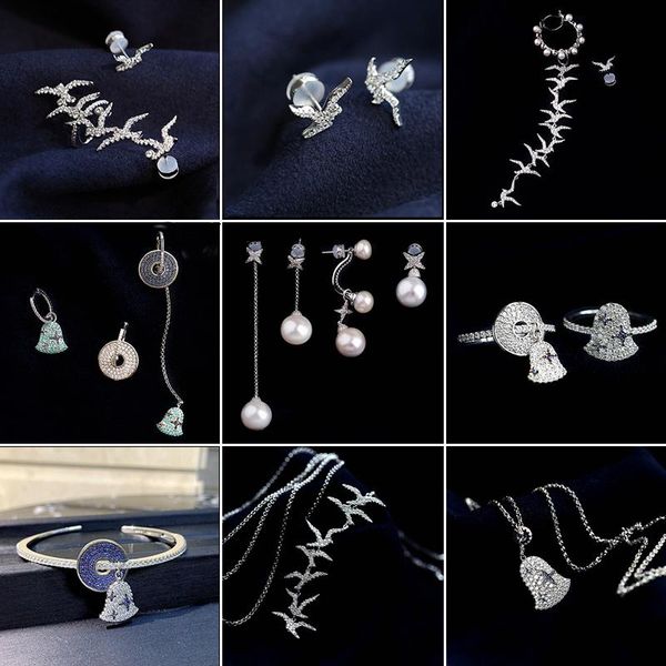 stud 925 sterling silver wind chimes disc long section of the pearl bird asymmetry earring ear necklace bracelet monaco jewelry, Golden;silver
stud 925 sterling silver wind chimes disc long section of the pearl bird asymmetry earring ear necklace bracelet monaco jewelry, Golden;silver