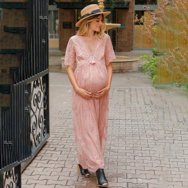 maternity dresses po shoot lace dress commemorative vb neck mopping long pregnant, White
maternity dresses po shoot lace dress commemorative vb neck mopping long pregnant, White