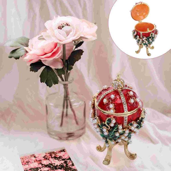 jewelry pouches, bags egg design alloy box necklace ring storage case valentine's day gift, Pink;blue
jewelry pouches, bags egg design alloy box necklace ring storage case valentine's day gift, Pink;blue