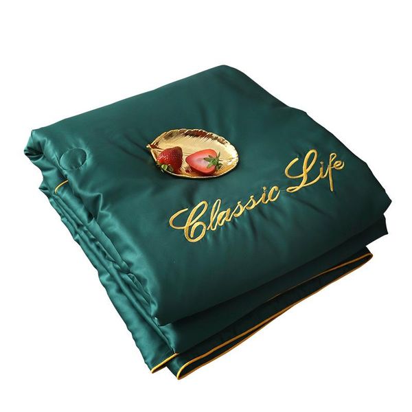 comforters & sets ice silk air condition summer quilt twin queen embroidered letters blankets for adults kids patchwork bed covers no pillow
comforters & sets ice silk air condition summer quilt twin queen embroidered letters blankets for adults kids patchwork bed covers no pillow