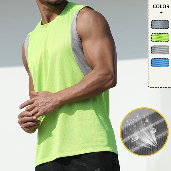 running jerseys summer quick-drying sports vest men's fitness basketball training loose sleeveless marathon workout tank, Black;blue
running jerseys summer quick-drying sports vest men's fitness basketball training loose sleeveless marathon workout tank, Black;blue