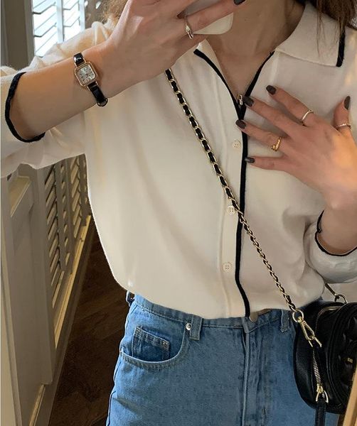 women's knits & tees spring and autumn all-match short v-neck thin sweater white knitted cardigan jacket women
women's knits & tees spring and autumn all-match short v-neck thin sweater white knitted cardigan jacket women