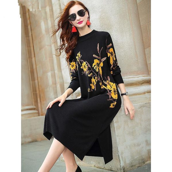 zuoman womens dress winter vintage loose floral casual sweater autumn 3xl plus size black knitted women elegant bodycon pullove, Black;gray
zuoman womens dress winter vintage loose floral casual sweater autumn 3xl plus size black knitted women elegant bodycon pullove, Black;gray