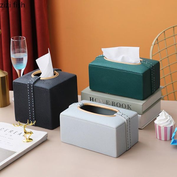 square rectangular ceramic tissue box imitation leather napkin paper towel holder home storage boxes & napkins
square rectangular ceramic tissue box imitation leather napkin paper towel holder home storage boxes & napkins