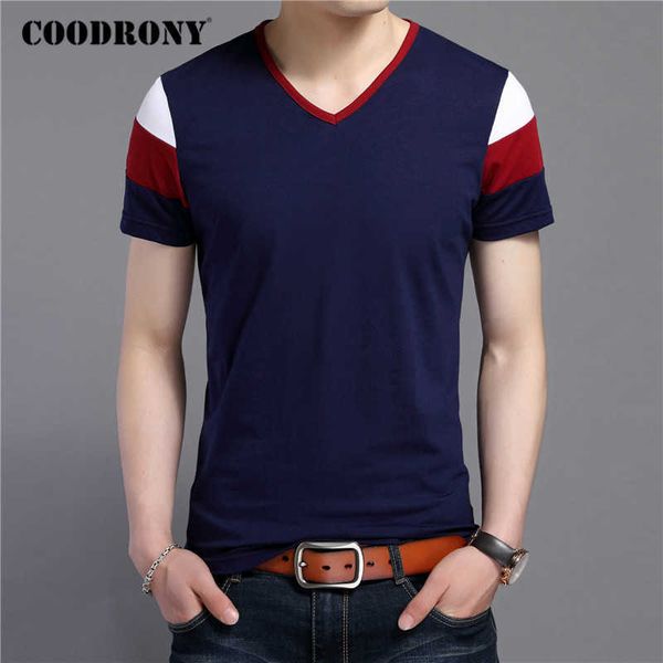 coodrony brand short sleeve t shirt men streetwear fashion casual v-neck t-shirt summer soft cotton tee shirt homme c5084s 210623, White;black
coodrony brand short sleeve t shirt men streetwear fashion casual v-neck t-shirt summer soft cotton tee shirt homme c5084s 210623, White;black