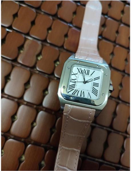luxury women's watches 33mm automatic mechanical white dial stainless steel bezel pink leather strap ladies wristwatches, Slivery;brown
luxury women's watches 33mm automatic mechanical white dial stainless steel bezel pink leather strap ladies wristwatches, Slivery;brown