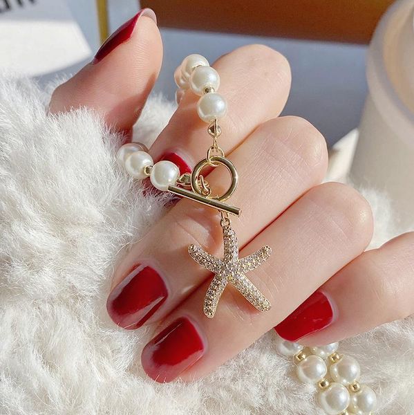 ins elegant pearl starfish necklaces women clavicle chain charm wedding pendant 14k real gold jewelry chains, Silver
ins elegant pearl starfish necklaces women clavicle chain charm wedding pendant 14k real gold jewelry chains, Silver