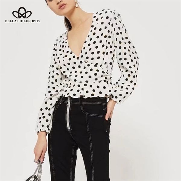summer chiffon print dot v neck lace up blouse ruffles loose elegant shirts short full sleeve female blusas 210519, White
summer chiffon print dot v neck lace up blouse ruffles loose elegant shirts short full sleeve female blusas 210519, White