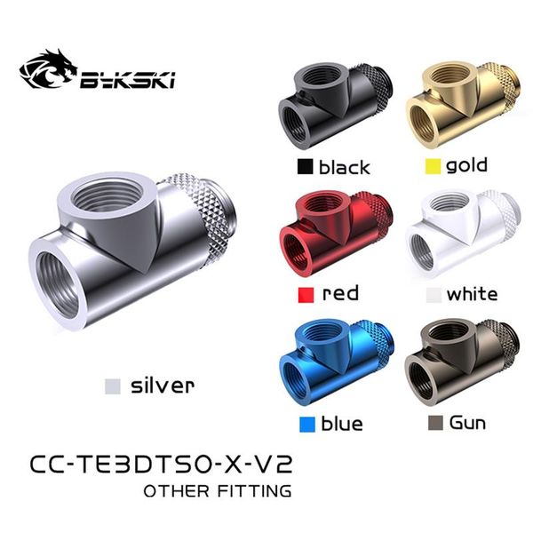 fans & coolings bykski cc-te3dtso-x-v2, rotating tee 3-way boutique t-type split fittings , multi-colored g1/4 channel
fans & coolings bykski cc-te3dtso-x-v2, rotating tee 3-way boutique t-type split fittings , multi-colored g1/4 channel