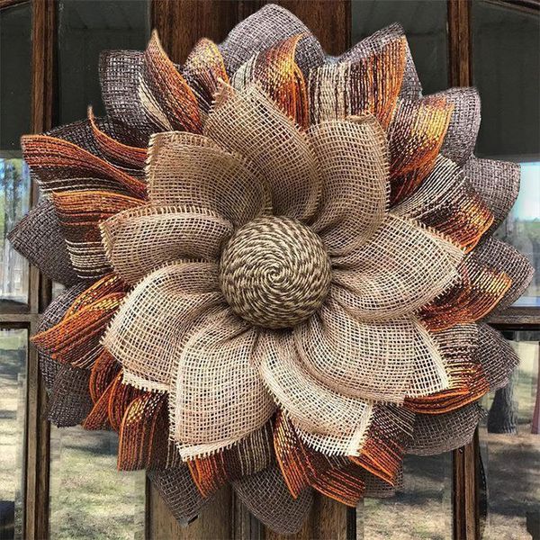 decorative flowers & wreaths autumn sunflower garland non-woven fabric simulation plant european and american pastoral style decorations
decorative flowers & wreaths autumn sunflower garland non-woven fabric simulation plant european and american pastoral style decorations