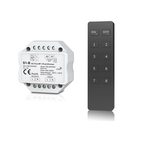 led triac dimmer s1-b ac 100v-240v input 2.4ghz rf wireless remote 8 zone controller push dim on off switch leading edge cut dimmers
led triac dimmer s1-b ac 100v-240v input 2.4ghz rf wireless remote 8 zone controller push dim on off switch leading edge cut dimmers