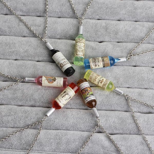 pendant necklaces cute novelty resin beer wine bottle assorted color for creative women men wedding party sets of chains gift, Silver
pendant necklaces cute novelty resin beer wine bottle assorted color for creative women men wedding party sets of chains gift, Silver