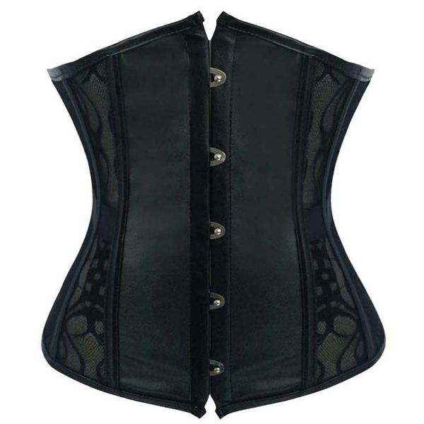 bustiers & corsets women goth underbust corset bustier leather lingerie corselet faux mesh floral pattern waist cincher, Black;white
bustiers & corsets women goth underbust corset bustier leather lingerie corselet faux mesh floral pattern waist cincher, Black;white