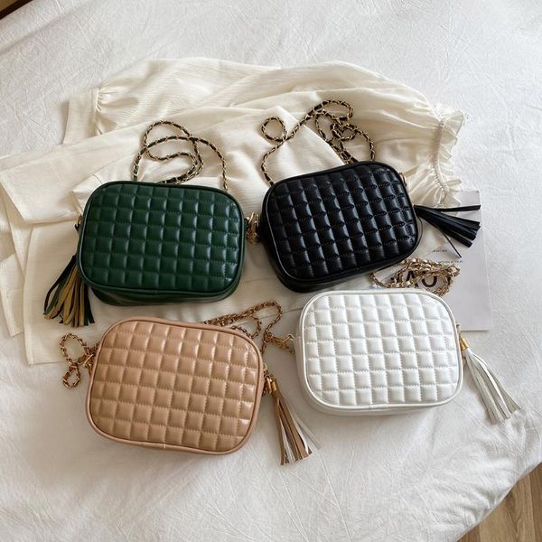 evening bags fashion women lattice pattern tassel shoulder crossbody pu leather messenger bag casual ladies solid color chain handbags
evening bags fashion women lattice pattern tassel shoulder crossbody pu leather messenger bag casual ladies solid color chain handbags