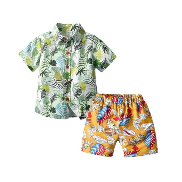 clothing sets clothes set for baby boys born two-piece leaf print turn-down collar short sleeve shirt+ beach shorts summer, White
clothing sets clothes set for baby boys born two-piece leaf print turn-down collar short sleeve shirt+ beach shorts summer, White