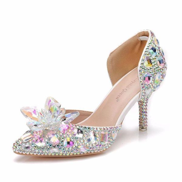 sandals women wedding party banquet pu rhinestones slip on 7.5cm thin high heels pointed toe sandal shoes size 35-42, Black
sandals women wedding party banquet pu rhinestones slip on 7.5cm thin high heels pointed toe sandal shoes size 35-42, Black