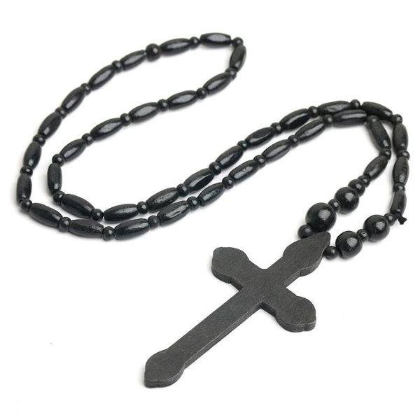 pendant necklaces 2021 source natural wood beads cross rosary necklace hip hop harajuku style dark punk religious wooden, Silver
pendant necklaces 2021 source natural wood beads cross rosary necklace hip hop harajuku style dark punk religious wooden, Silver