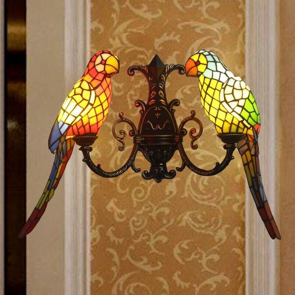 wall lamp woerfu tiffany retro mirror lighting european style parrot crystal bedside aisle balcony double head
wall lamp woerfu tiffany retro mirror lighting european style parrot crystal bedside aisle balcony double head