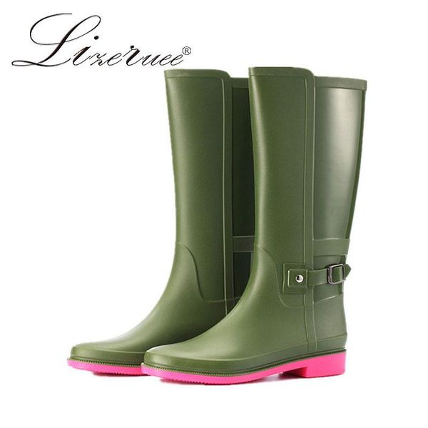 boots women rubber rain fashion shoes punk style heel riding zipper knight tall, Black
boots women rubber rain fashion shoes punk style heel riding zipper knight tall, Black