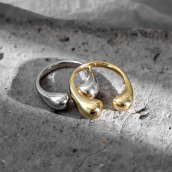 cluster rings silvology 925 sterling silver gloss water drop for women minimalist elegant statement ladies fashionable jewelry, Golden;silver
cluster rings silvology 925 sterling silver gloss water drop for women minimalist elegant statement ladies fashionable jewelry, Golden;silver