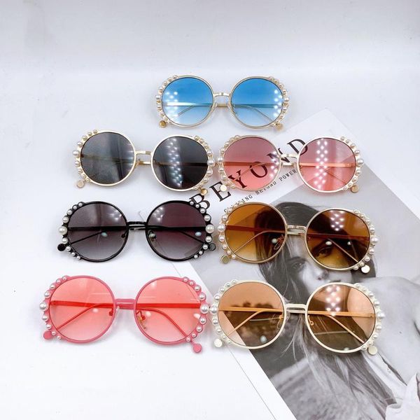 sunglasses 2021 creativity fashion style kids round metal children pearl girls boys cute eyewear sun glasses shades, Blue
sunglasses 2021 creativity fashion style kids round metal children pearl girls boys cute eyewear sun glasses shades, Blue
