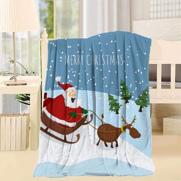 Christmas Card with Santa Claus Blanket Super Soft and Warmth Comfortable Lightweight Plush Sofa Bed Sofa and Living Room
Christmas Card with Santa Claus Blanket Super Soft and Warmth Comfortable Lightweight Plush Sofa Bed Sofa and Living Room