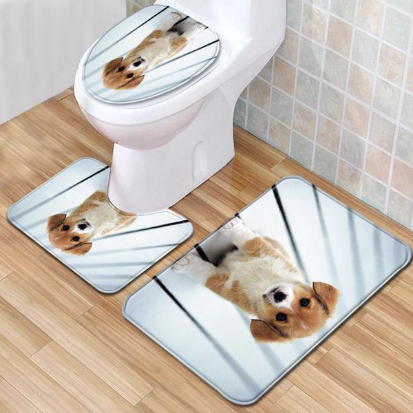 carpets 3pcs bathroom floor carpet non-slip animal rugs lid toilet cover bath mat set cushion
carpets 3pcs bathroom floor carpet non-slip animal rugs lid toilet cover bath mat set cushion