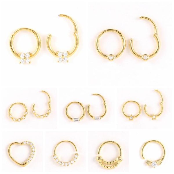 hoop & huggie canner prevent allergies 925 sterling silver nose ring earrings for women punk piercing pendientes plata, Golden;silver
hoop & huggie canner prevent allergies 925 sterling silver nose ring earrings for women punk piercing pendientes plata, Golden;silver