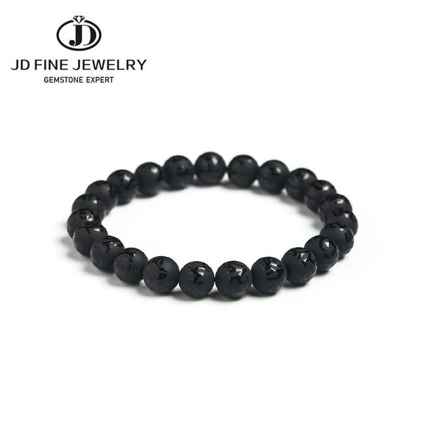 beaded, strands jd natural stone bracelet frost black agate with buddhist words healing balance bracelets charm jewelry
beaded, strands jd natural stone bracelet frost black agate with buddhist words healing balance bracelets charm jewelry