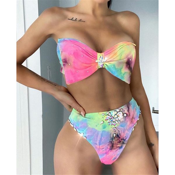 bow diamond bandeau high waist bikini female swimsuit women swimwear two-pieces bikini set bather bathing suit swim lady k2611
bow diamond bandeau high waist bikini female swimsuit women swimwear two-pieces bikini set bather bathing suit swim lady k2611