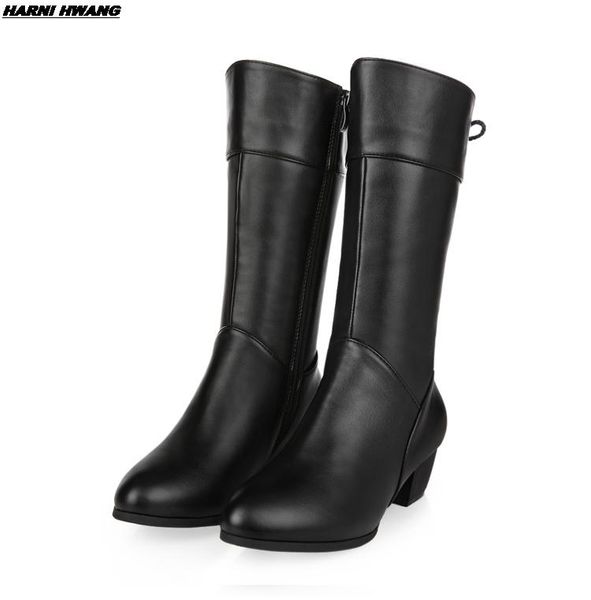 boots women winter warm buckle black long straight women's shoes with heel plus size 33-43 footwear
boots women winter warm buckle black long straight women's shoes with heel plus size 33-43 footwear
