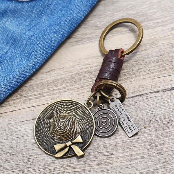 keychains men's vintage keychain creative hat leather fashion bag key ring accessories pendant, Silver
keychains men's vintage keychain creative hat leather fashion bag key ring accessories pendant, Silver