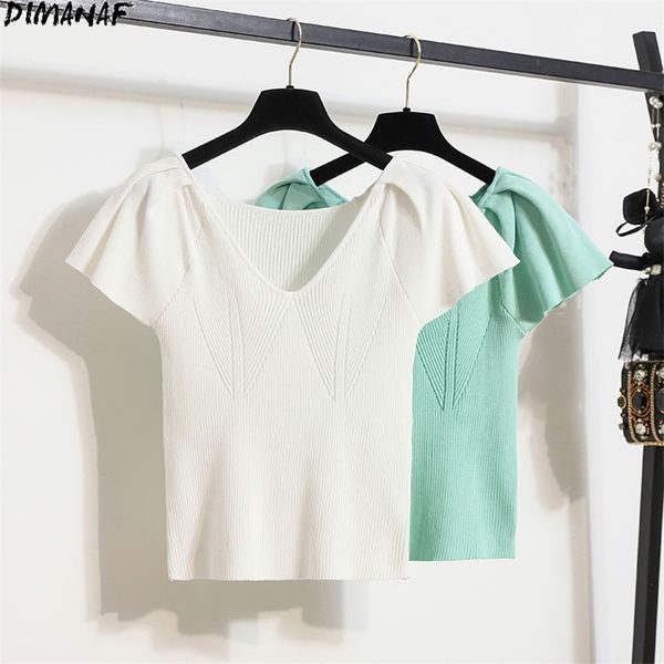 plus size women t-shirt knitted tshirt white v-neck show thin shirt loose elastic summer solid tees 210531
plus size women t-shirt knitted tshirt white v-neck show thin shirt loose elastic summer solid tees 210531
