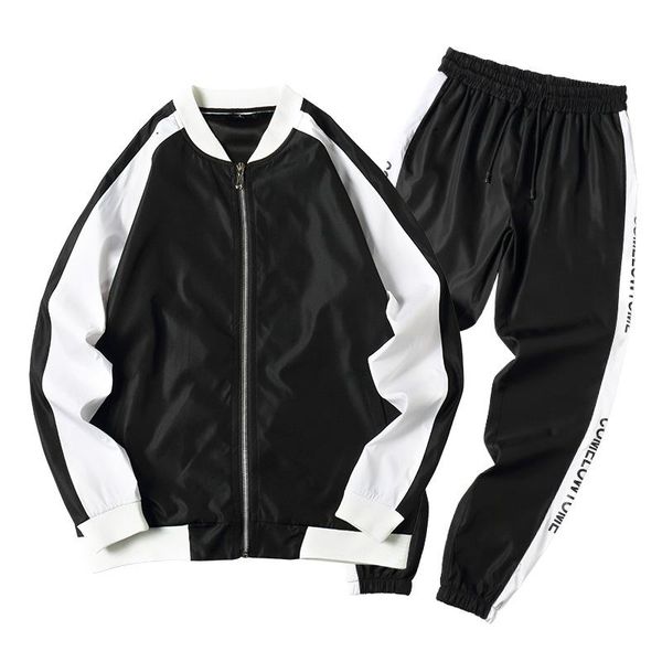 men's tracksuits spring men casual sets zipper patchwork 2021 mens hip hop streetwear sporting suit male jacket+pants loose, Gray
men's tracksuits spring men casual sets zipper patchwork 2021 mens hip hop streetwear sporting suit male jacket+pants loose, Gray