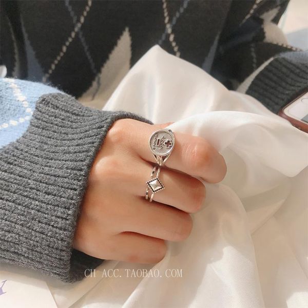 cluster rings original s925 sterling silver geometric circle adjustable set kpop rhombus female leisure girl wholesale lots bulk, Golden;silver
cluster rings original s925 sterling silver geometric circle adjustable set kpop rhombus female leisure girl wholesale lots bulk, Golden;silver