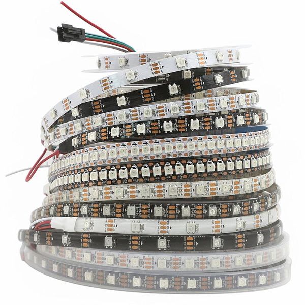 smart pixel ws2812b led strip light 30/60/144 leds/m ws2812 ic individual addressable black/white pcb ip30/ip65/ip67 5v strips
smart pixel ws2812b led strip light 30/60/144 leds/m ws2812 ic individual addressable black/white pcb ip30/ip65/ip67 5v strips