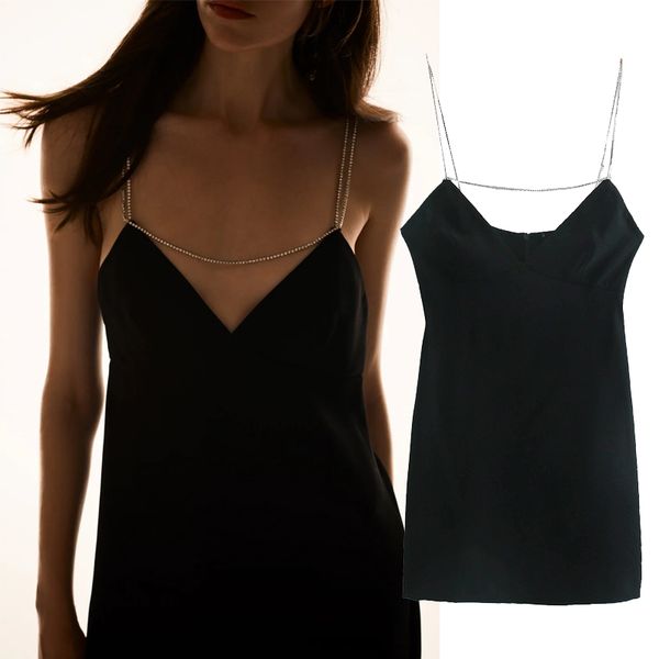 casual dresses fashion solid color rhinestone sling dress sleeveless ladies sling slim vestidos spring mini bf7y, Black;gray
casual dresses fashion solid color rhinestone sling dress sleeveless ladies sling slim vestidos spring mini bf7y, Black;gray